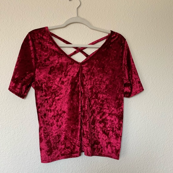 THE OUTFIT Tops - Chic Velvet blouse THE OUTFIT
